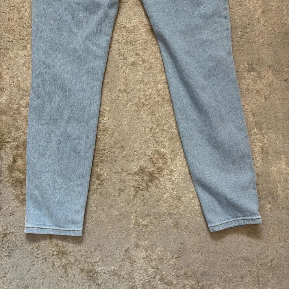 Frame Le Skinny De Jeanne Light Blue Distressed Women's Jeans Size 29 - Picture 8 of 9
